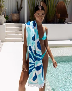 Beach Accessories & Towels*Topanga Coral Coast Beach Towel Blue