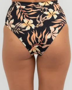 Bikinis*Billabong Coral Gardeners High Waisted Retro Bikini Bottom Multi