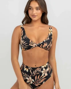 Discount Coral Gardeners Twisted Bralette Bikini Top Women Bikinis