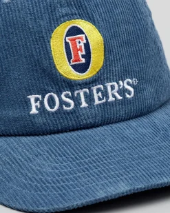 Headwear*Fosters Draught Cord Cap Royal Blue