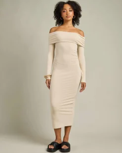 Dresses*Style State Cordelia Midi Dress Beige