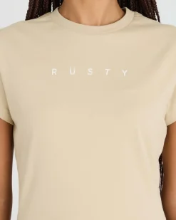 Core Skimmer Baby Tee Women Tops