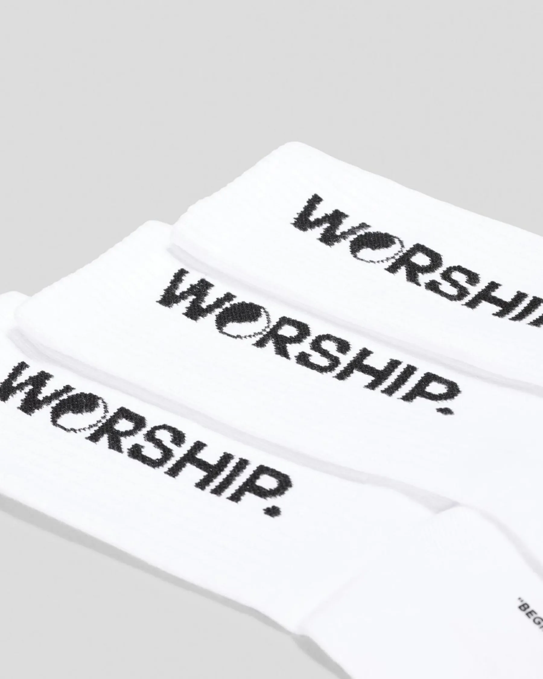 Socks*Worship Supplies Core Socks 3 Pack White