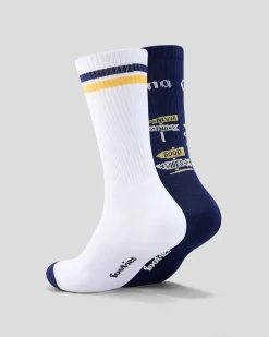Clearance Corona Good Vibes Sneaker Sock 2 Pack Socks