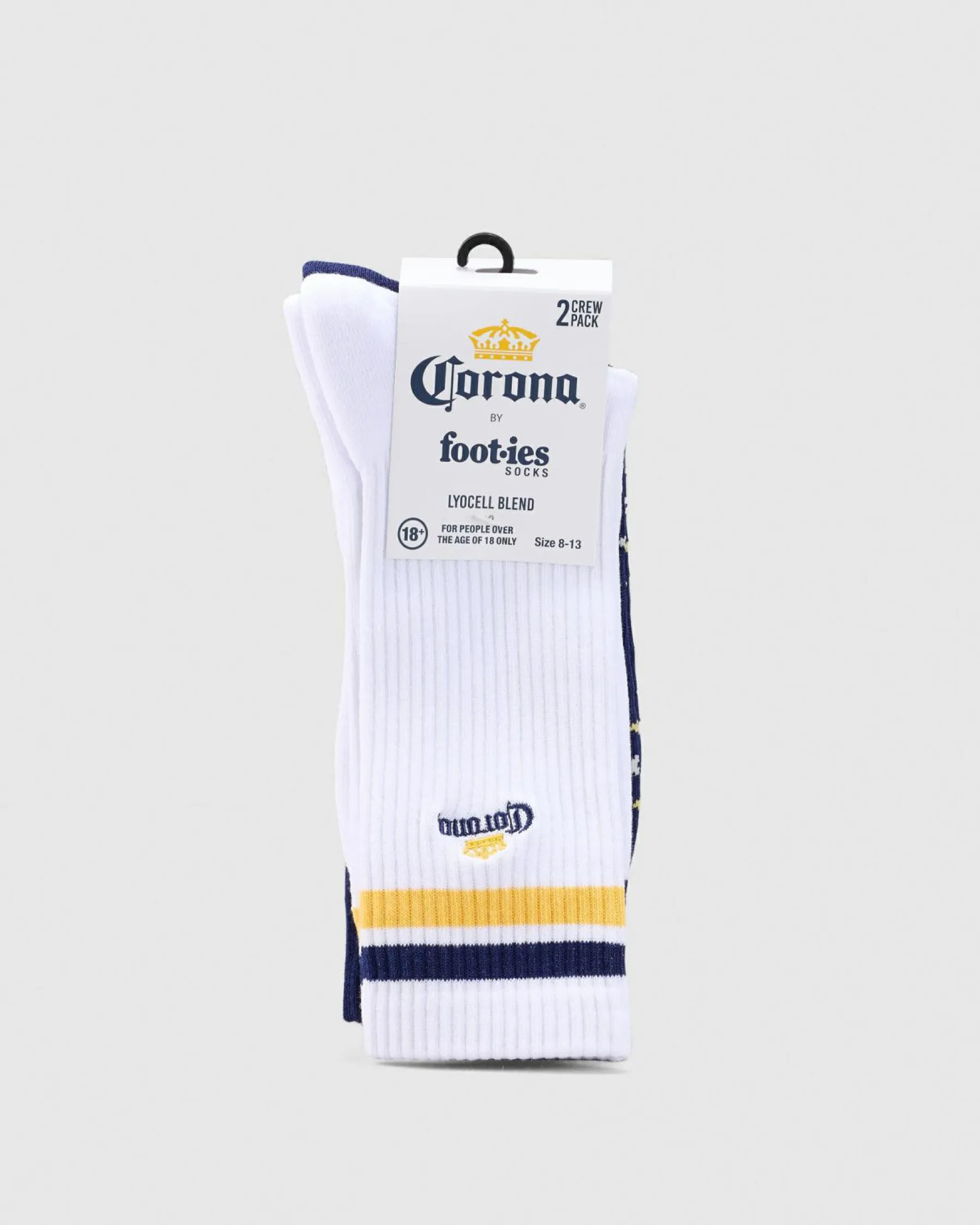 Clearance Corona Good Vibes Sneaker Sock 2 Pack Socks