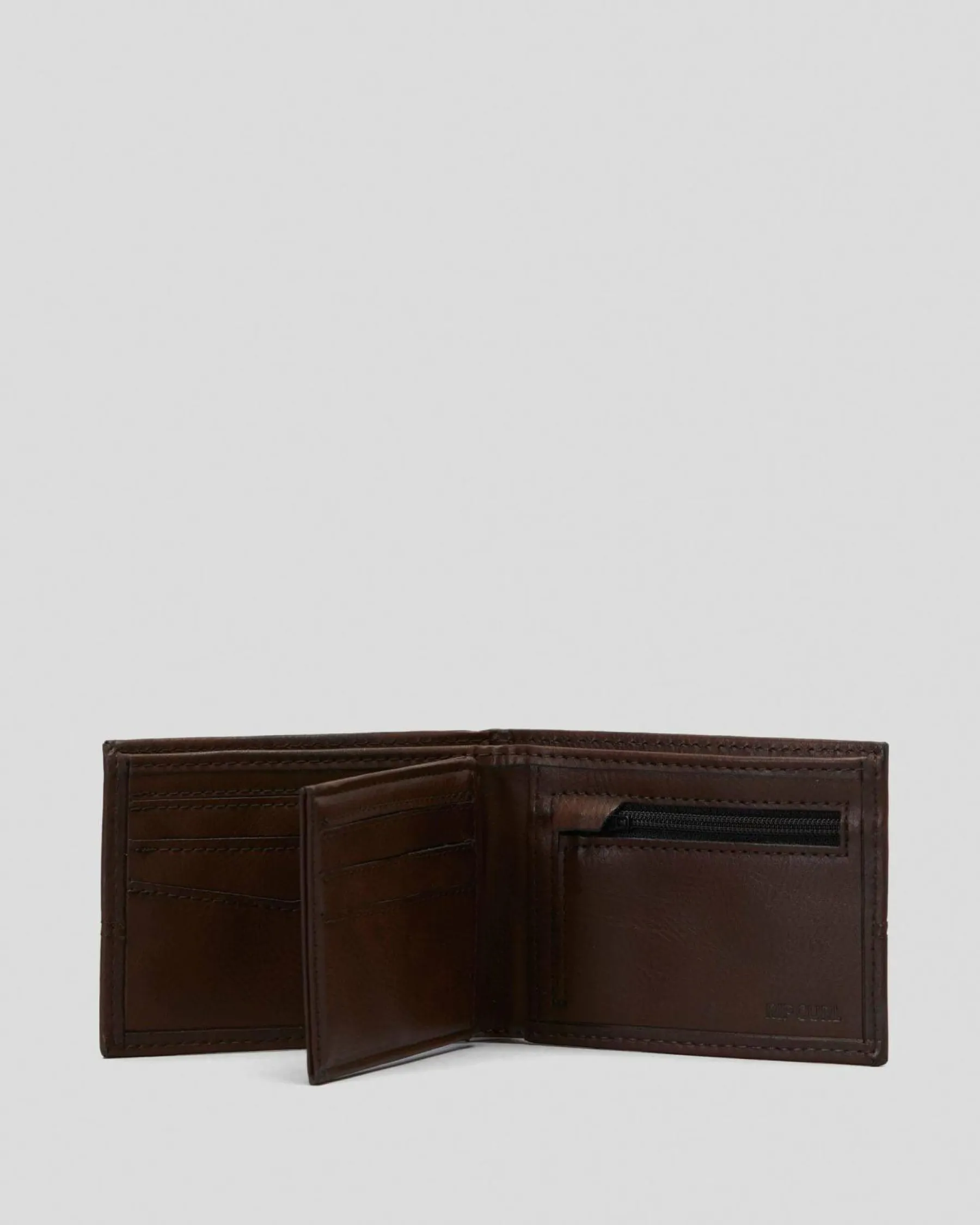 Wallets*Rip Curl Corpawatu Icon PU Slim Wallet Black/tan