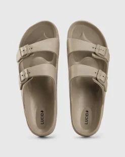 Flip Flops & Sandals*Lucid Cortina Sandals Mushroom