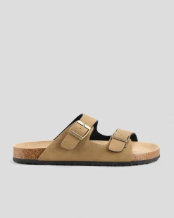 Sandals*Ava And Ever Cortina Slide Sandals Tobacco