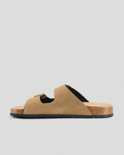 Sandals*Ava And Ever Cortina Slide Sandals Tobacco