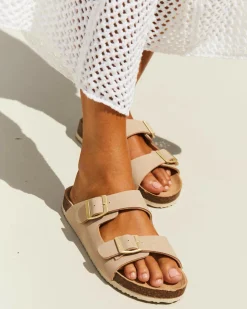 Sandals*Ava And Ever Cortina Slide Sandals Stone