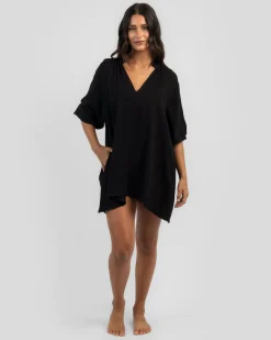 Beach Covers & Overswim*Kaiami Cosima Beach Cover Black