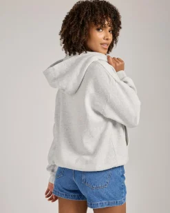 Jumpers & Hoodies*Afends Cosmic Cow Recycled Pull On Hoodie Grey Marle