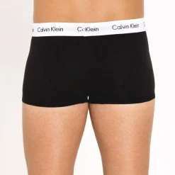 Underwear & Sleepwear*Calvin Klein Cotton Stretch Low Rise Trunks 3 Pack Black
