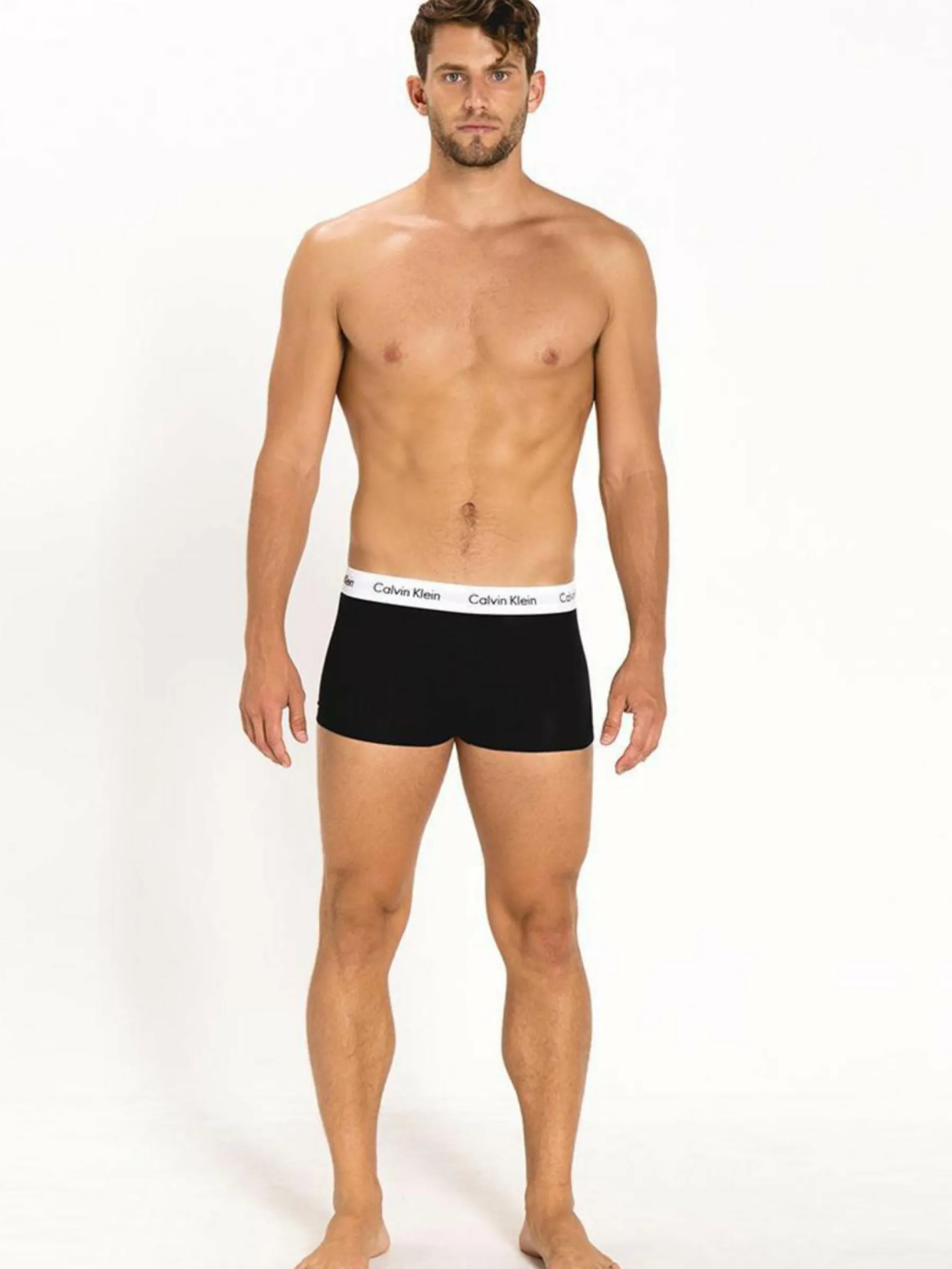 Hot Cotton Stretch Low Rise Trunks 3 Pack Underwear & Sleepwear