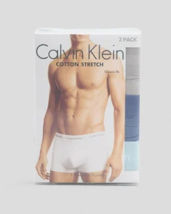 Discount Cotton Stretch Low Rise Trunk 3 Pack Underwear & Sleepwear