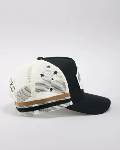 Headwear*Ringers Western Country Club Deep Fit Trucker Cap Black