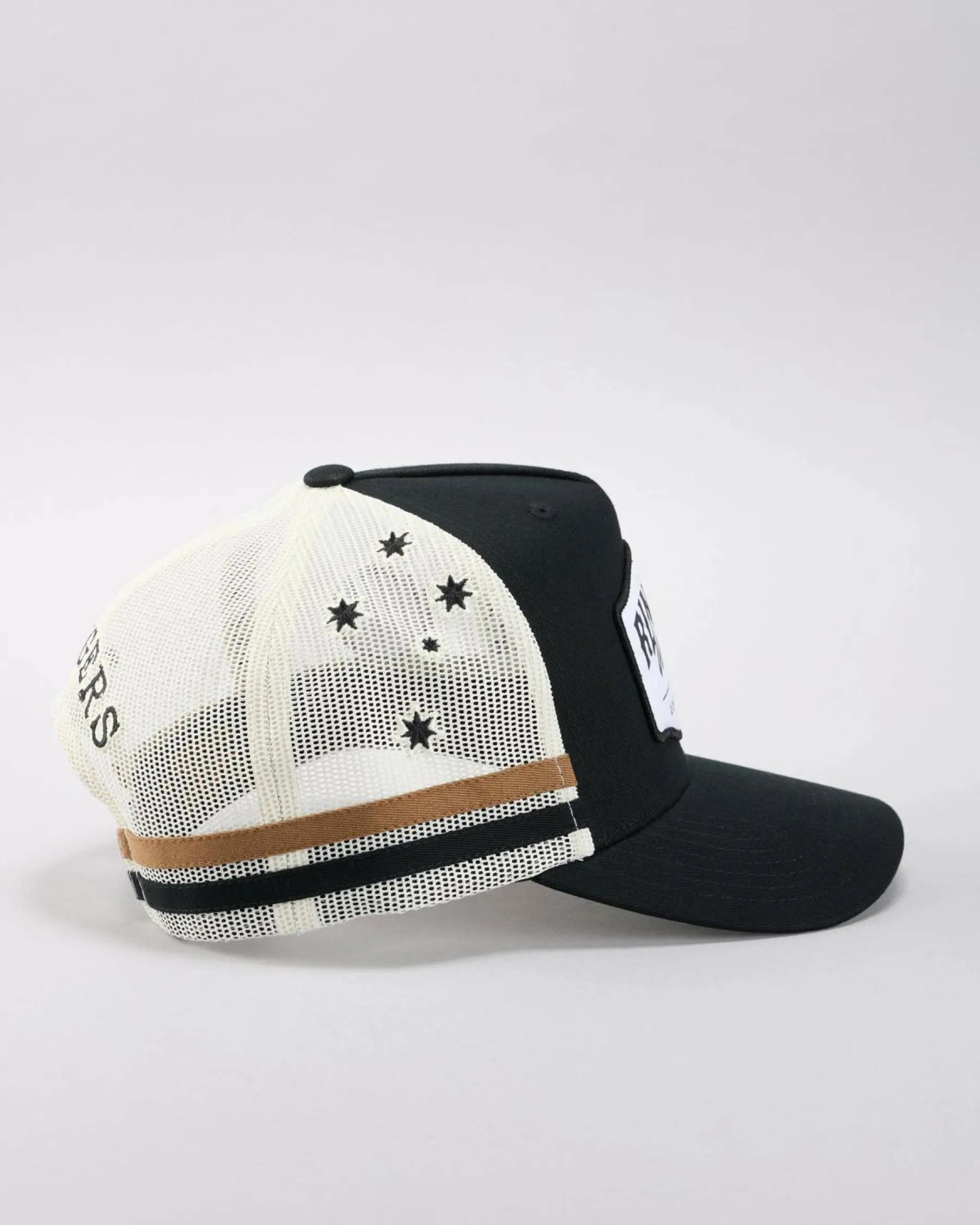 Headwear*Ringers Western Country Club Deep Fit Trucker Cap Black