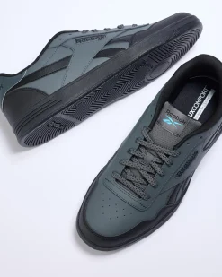 Sneakers*Reebok Court Advance Shoes Grey5/black/futurecyan