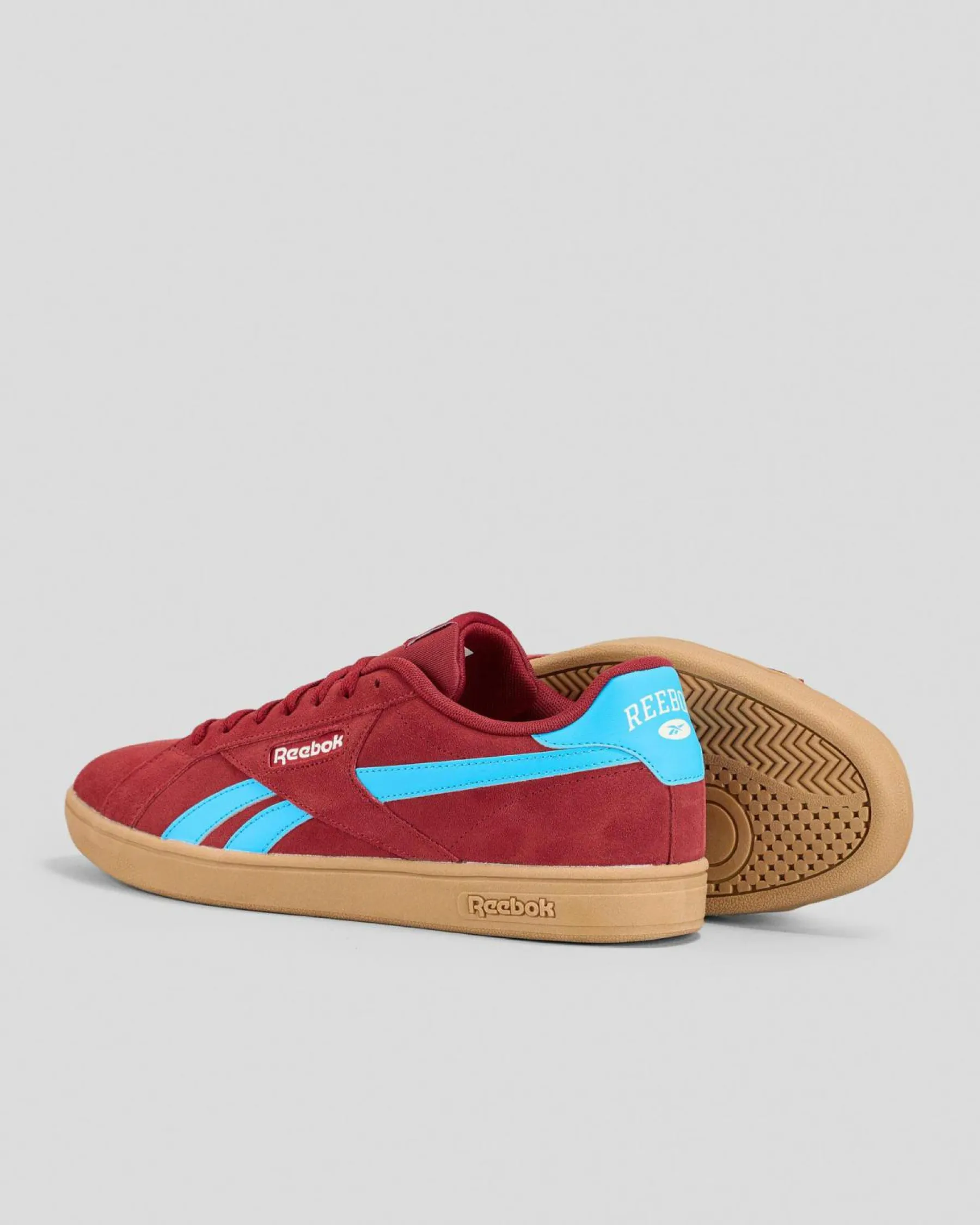 Sneakers*Reebok Court Retro Shoes Retrored/futurecyan/chalk