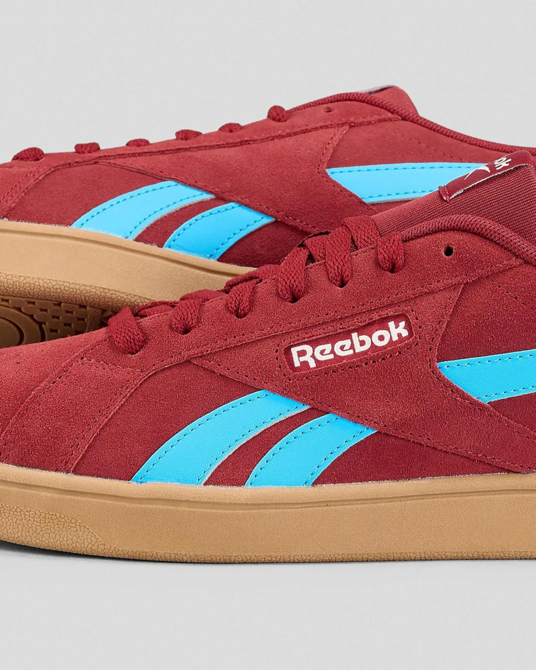 Sneakers*Reebok Court Retro Shoes Retrored/futurecyan/chalk
