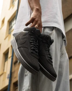 Sneakers*Nike Court Vision Mid Shoes Black/black-black