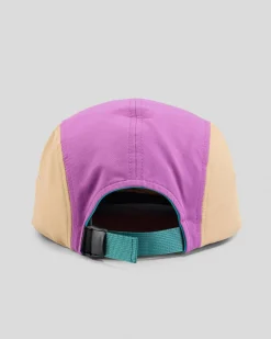 Headwear*Columbia Creek Side 5 Panel Cap Teal/razzle/canoe