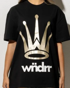 Sale Crest Box Fit T-Shirt Women Tops