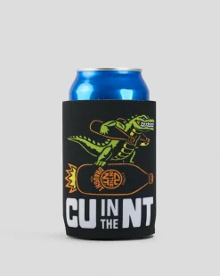Gifts & Novelty|Bottles & Lunch Boxes*CU in the NT Croc Bandit Stubby Cooler Black