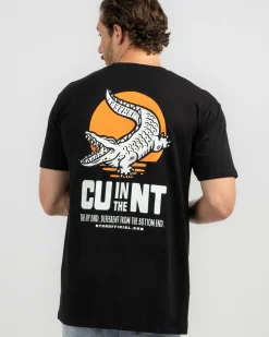 Tops & T-Shirts*CU in the NT Croc V2 T-Shirt Black