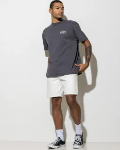 Tops & T-Shirts*Wndrr Crown Box Fit T-Shirt Charcoal