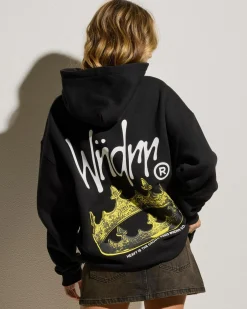 Jumpers & Hoodies*Wndrr Crown Hoodie Black
