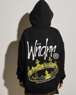 Jumpers & Hoodies*Wndrr Crown Hoodie Black