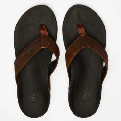 Flip Flops & Sandals*Kustom Cruiser Thongs Black/brown