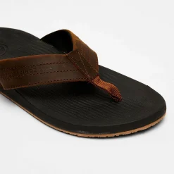Flip Flops & Sandals*Kustom Cruiser Thongs Black/brown