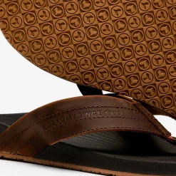 Flip Flops & Sandals*Kustom Cruiser Thongs Black/brown