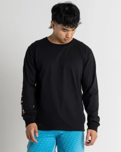 Rashies*Salty Life Crushin Tinnies Long Sleeve Wetshirt Black
