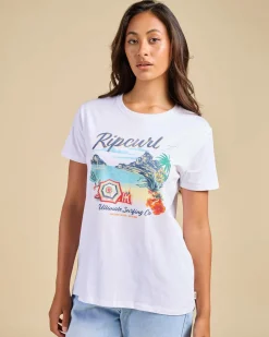 Tops*Rip Curl Crystal Standard T-Shirt White