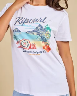 Tops*Rip Curl Crystal Standard T-Shirt White