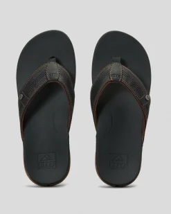 Flip Flops & Sandals*Reef Cushion Bounce Lux Thongs Black/brown