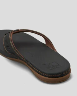 Flip Flops & Sandals*Reef Cushion Bounce Lux Thongs Black/brown