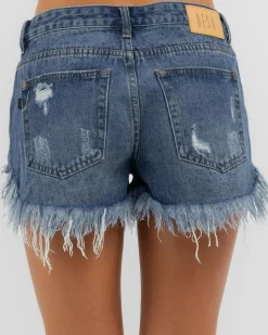 Outlet Cyrus Micro Denim Shorts Women Denim|Bottoms