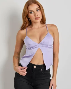 Tops*Ava And Ever Cyrus Top Lilac