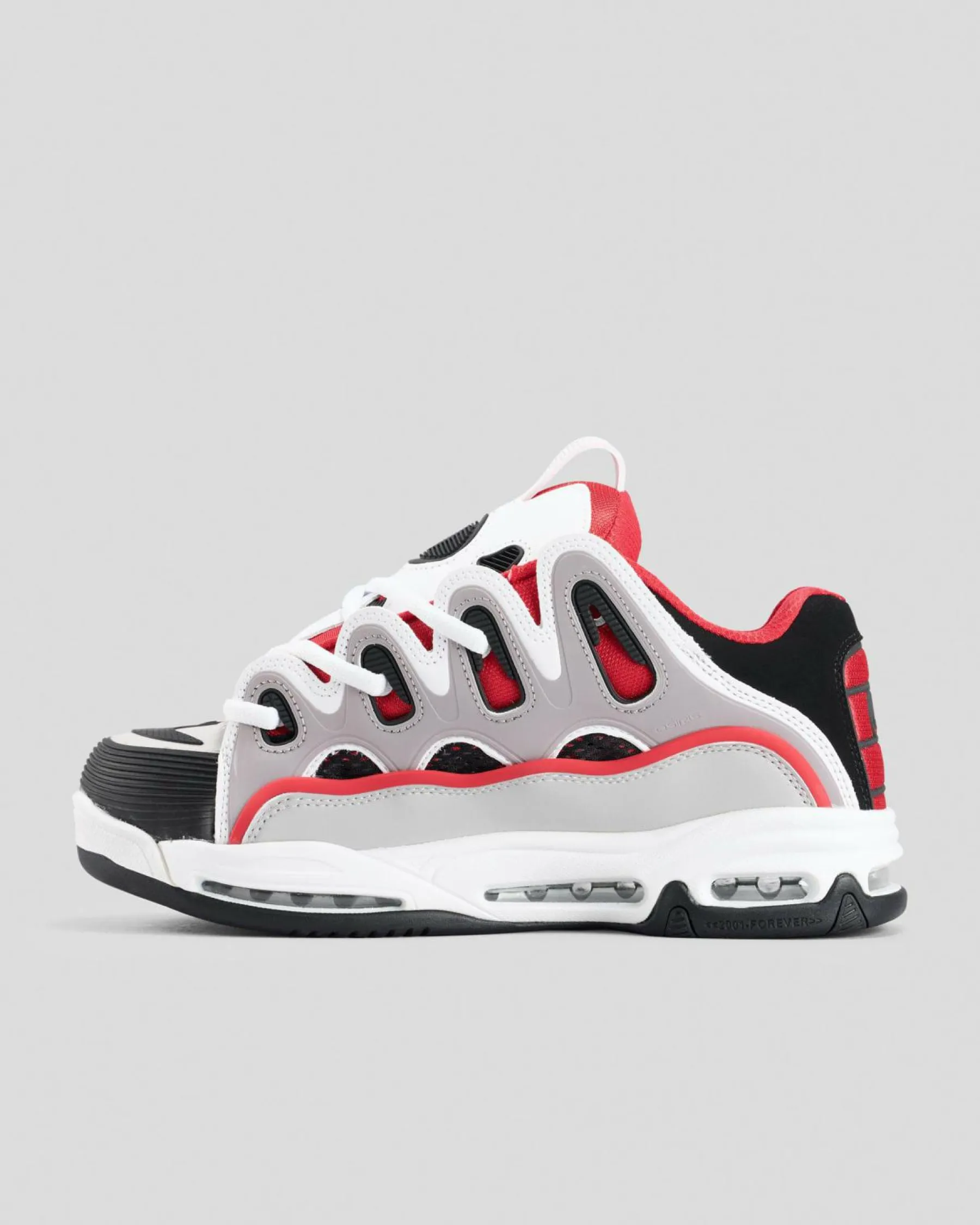Sneakers*Osiris D3 2001 Shoes Red/white/grey