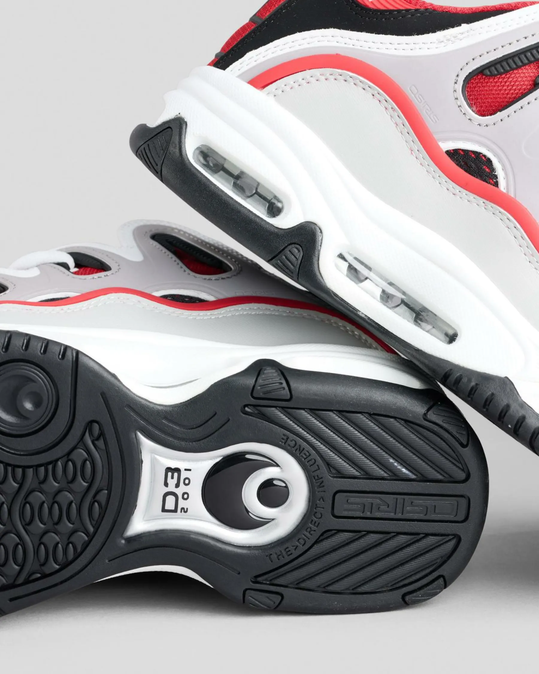 Sneakers*Osiris D3 2001 Shoes Red/white/grey