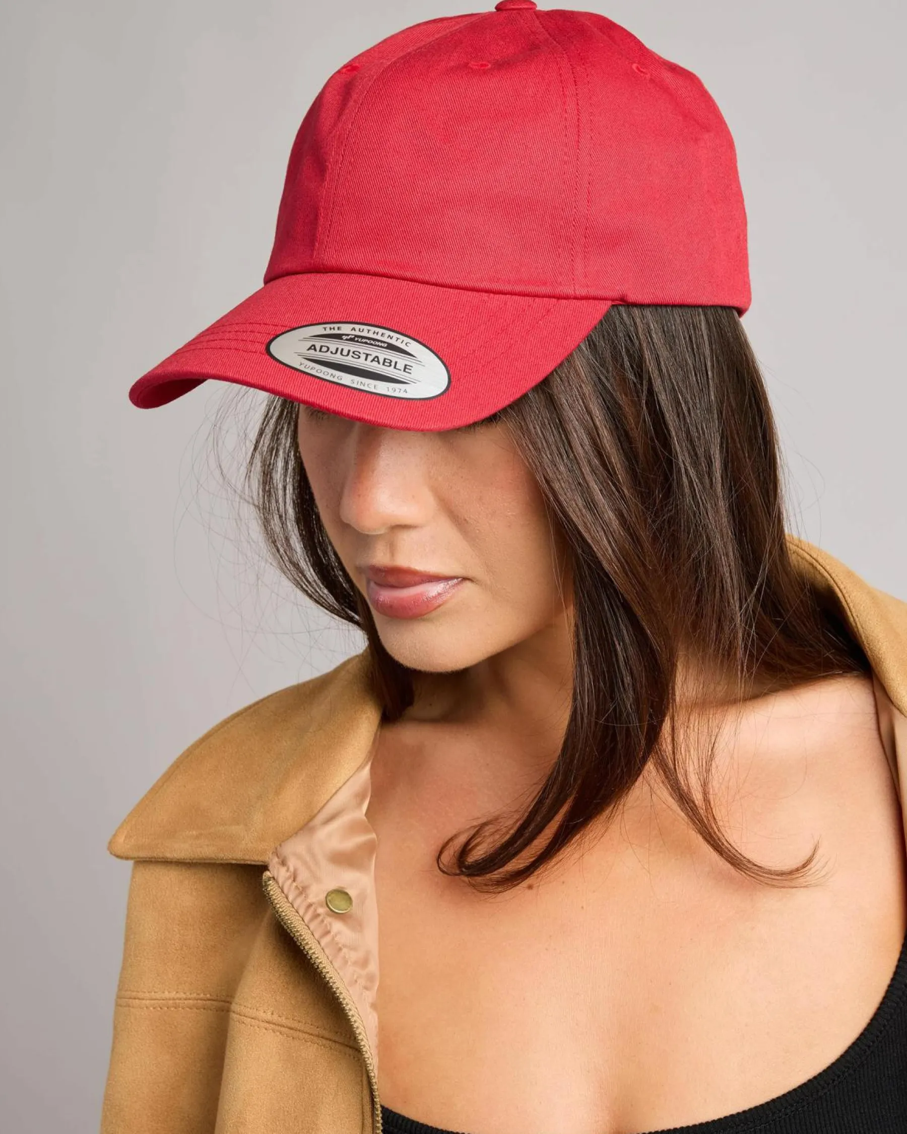 Headwear*Flexfit Dad Cap Cranberry