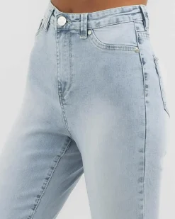 Denim|Bottoms*DESU Dahlia Jeggings Light Blue