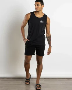 Tops & T-Shirts*Unit Daily Singlet Black