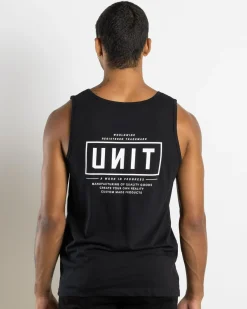 Tops & T-Shirts*Unit Daily Singlet Black