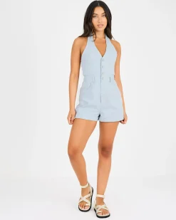 Playsuits & Jumpsuits*Ava And Ever Daisy Playsuit Blue