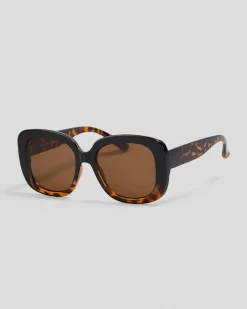 Sunglasses*Indie Eyewear Daisy Sunglasses Black To Tort/brn